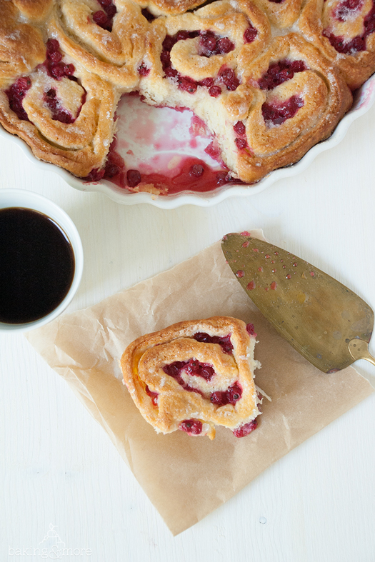 Johannisbeer-Schnecken - Redcurrant Rolls