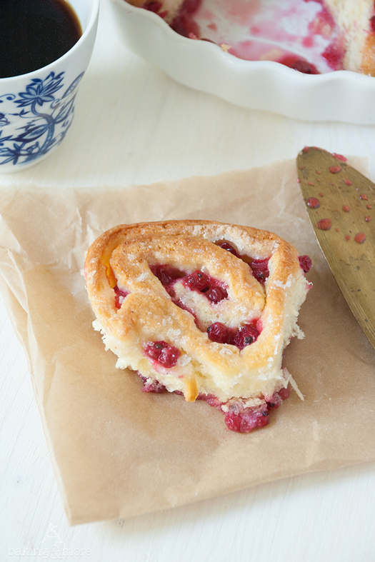 Johannisbeer-Schnecken - Redcurrant Rolls