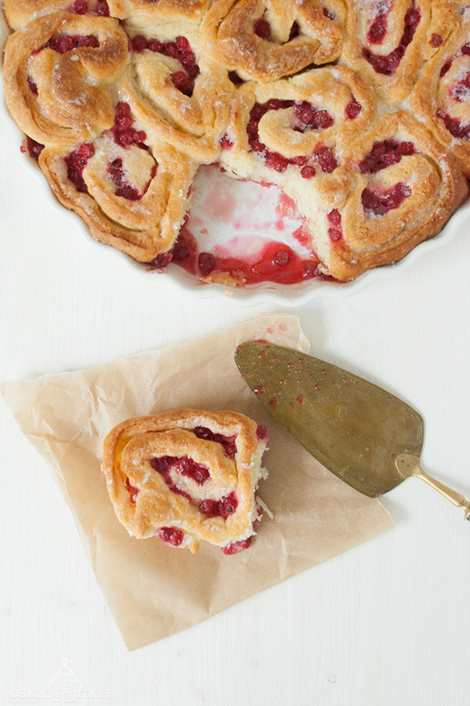 Johannisbeer-Schnecken - Redcurrant Rolls