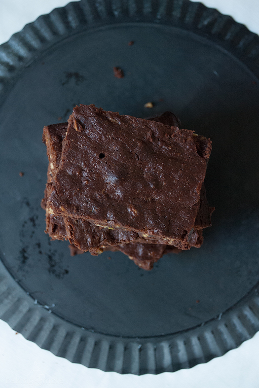 Brownies mit Nuss-Dreierlei - Brownies with 3 kinds of nuts