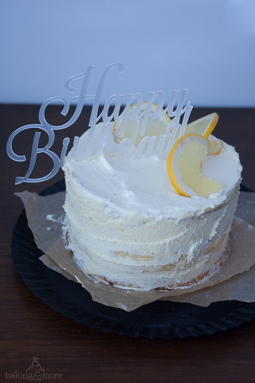 Zitronen-Cheesecake-Torte mit Lemon-Curd