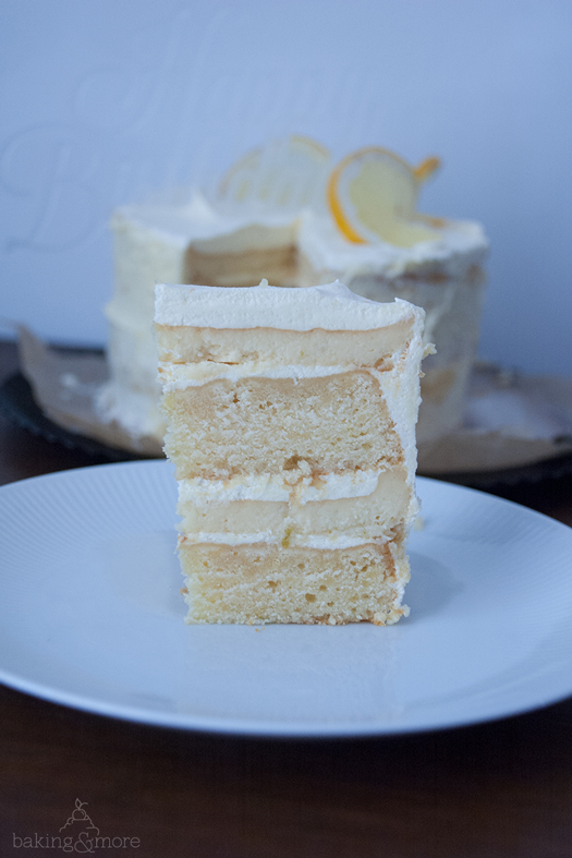 Zitronen-Cheesecake-Torte mit Lemon-Curd