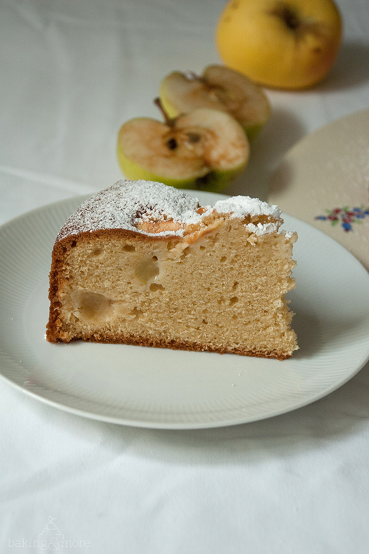 Apfel-Weintrauben-Schlupfkuchen
