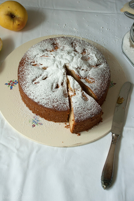 Apfel-Weintrauben-Schlupfkuchen