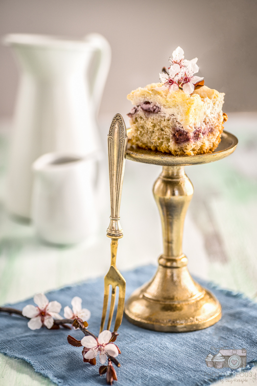 Käsestreuselkuchen mit Kirschen {Gastbeitrag von Photolixious}