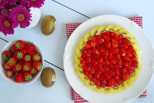 Erdbeeren im Melonenkleid